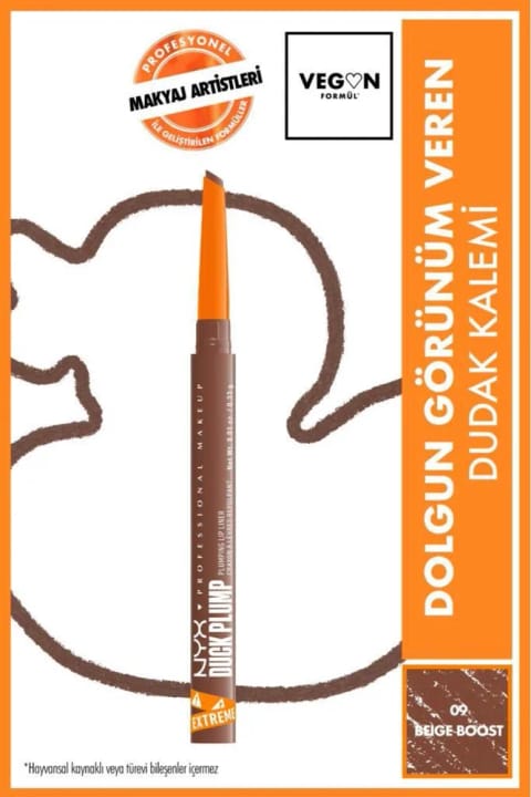 مداد لب NYX Professional Makeup Duck Plump حجم‌دهنده - 09 Bei...