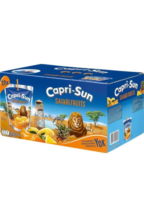 نوشیدنی میوهای مخلوط Capri-Sun Safari Sun کاپری سان ۲۰ × ۲۰۰ میلیلیتر