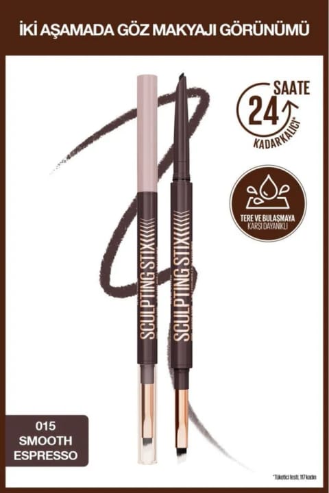 Maybelline New York Sculpting Stix دو سر مداد چشم - Smooth Espresso