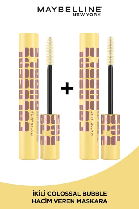 Maybelline New York Colossal Bubble حجمدهنده دوعددی ماسکارا ست - مشکی