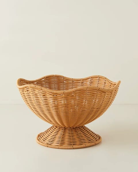 سینی حصیری Veroana 29.5×18 سانتی‌متر قهوه‌ای