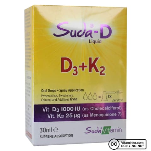 Suda D3 + K2 30 mL قطره