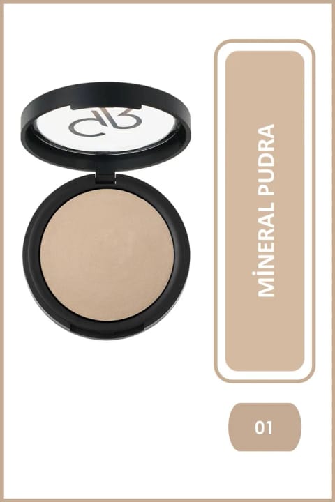 Golden Rose Mineral Terrabaked Powder - 01 - پودر معدنی پخته‌شده