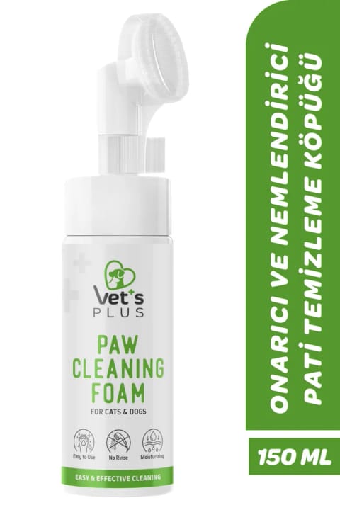 فوم پاککننده پنجه حیوانات Vet's Plus 150ml