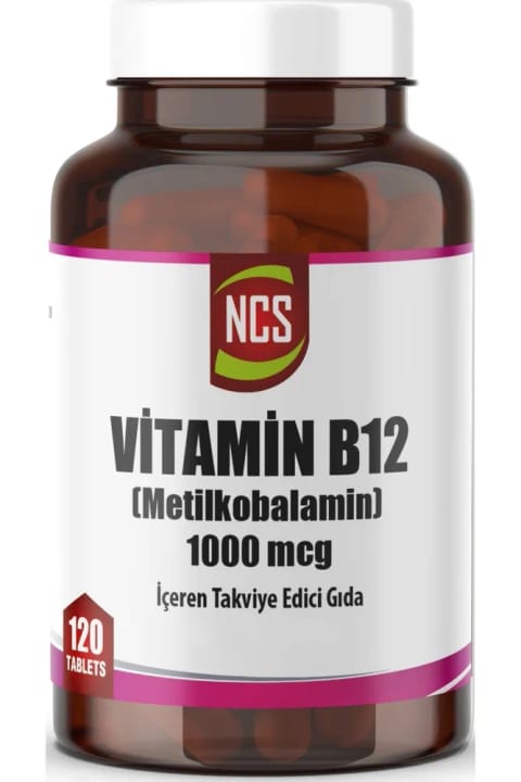 NCS Vitamin B12 (متیل کوبالامین) 1000 میکروگرم 120 عدد قرص