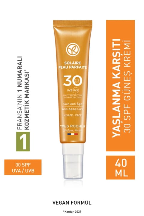 ایو روشه کرم ضد آفتاب SPF 30 ضد پیری نوری و ضد لک صورت