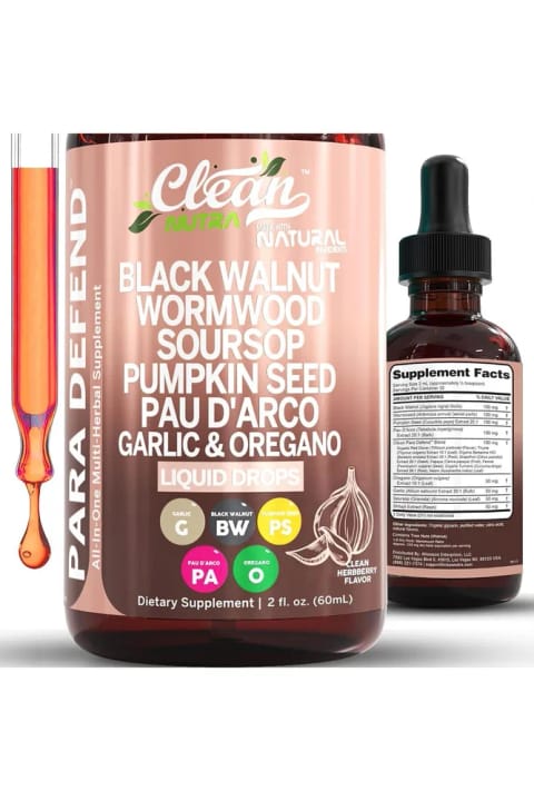 Clean Nutraceuticals Para Defend مکمل سلامت روده کمپلکس ۶۰ میلی‌لیتر