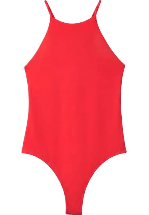 Halter askılı body