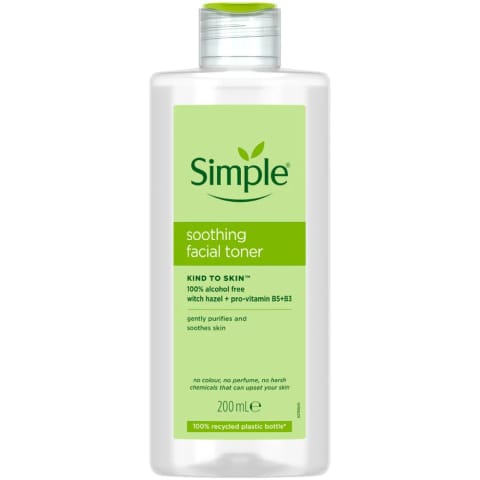 تونر آرامبخش پوست Simple Kind to Skin 200 میلیلیتر