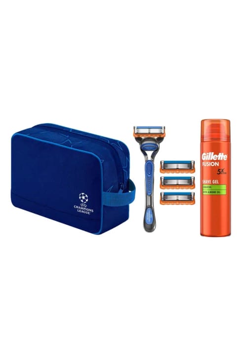 Gillette UEFA Champions League Special Edition Fusion5 مردانه ماشین اصلاح + ...