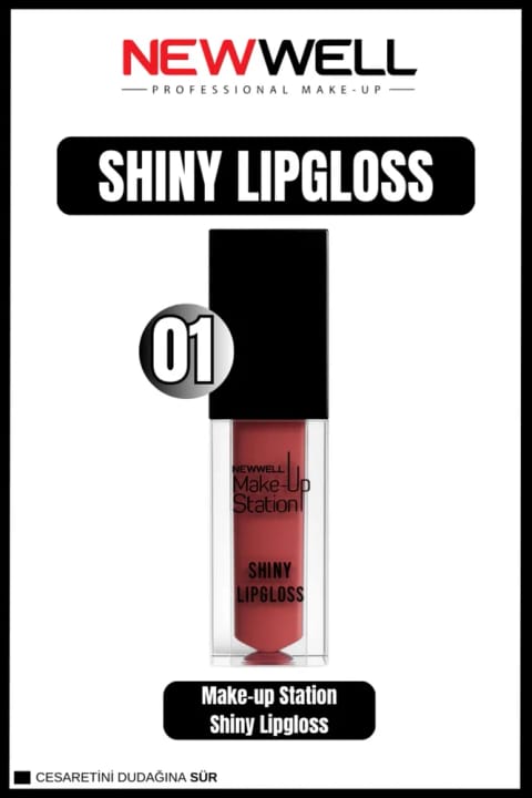 New Well Newwell Make-up Station Shiny Lipgloss 01