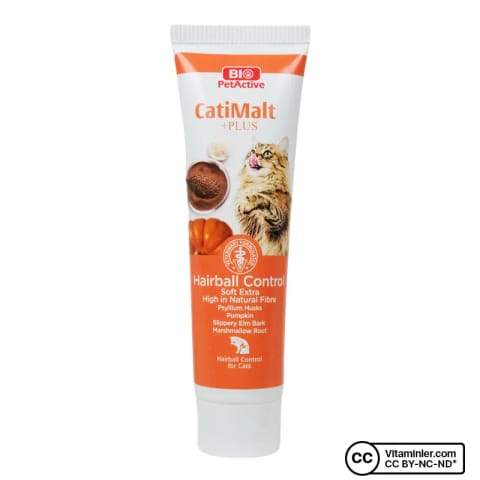 Bio PetActive خمیر گربه کتی مالت کنترل گلوله مو ۱۰۰ میلیلیتر