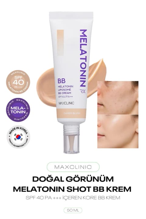 MAXCLINIC کرم BB کرهای با ظاهر طبیعی حاوی Melatonin