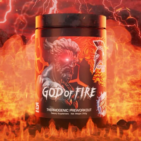پیش تمرین Centurion Labz God of Fire Thermo Ripped Pump