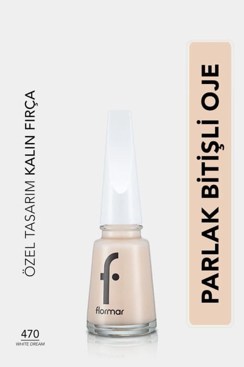 Flormar Nail Enamel Oje FNE-470 White Dream
