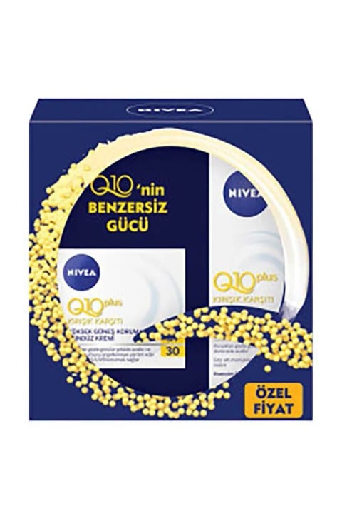 NIVEA Q10 ضدچروک روزانه SPF30 و کرم دور چشم Q10 15 میلیلیتر