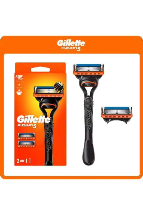 Gillette Fusion ماشین اصلاح + 2 تیغ یدکی