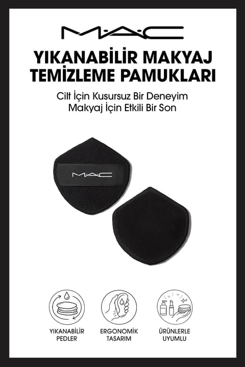 پدهای پاککننده آرایش قابل شستوشوی M.A.C