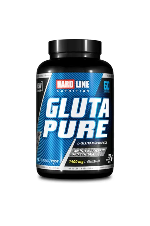 Hardline Glutapure 120 کپسول گلوتامین