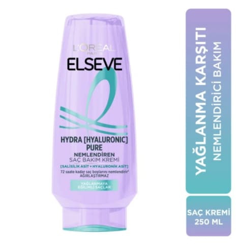 Elseve Hydra Pure نرم‌کننده مو ضد چربی با سالیسیلیک اسید ۲۵۰ میلی‌لیتر