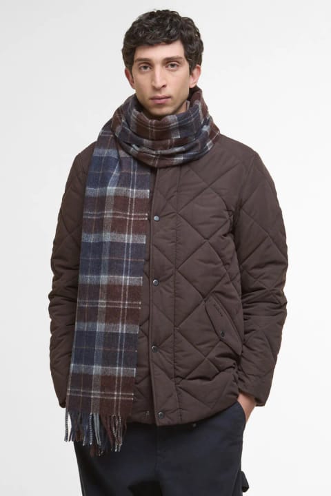 شال گردن Barbour Braden Tartan TN38 Midnight Oak Tartan