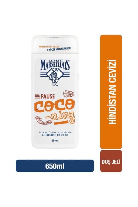 Le Petit Marseillais Bonheur شامپو بدن نارگیل 650 میلیلیتر