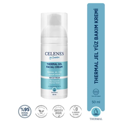 Celenes Thermal مرطوبکننده و شادابکننده روزانه صورت 50 میلیلیتر