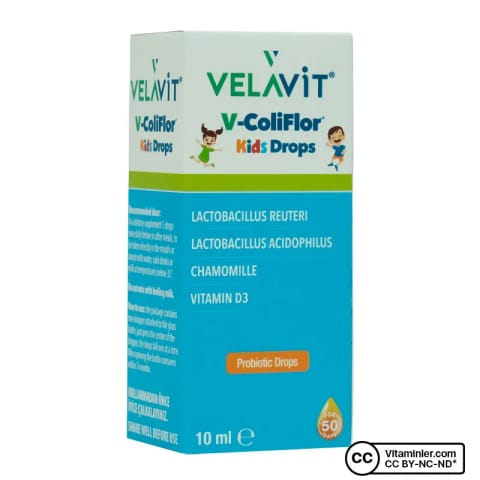 Velavit V-Coliflor Kids Probiotics Drops 10 mL