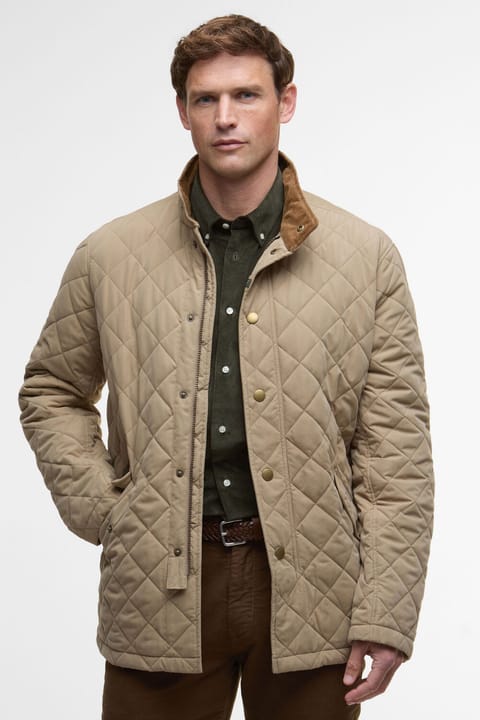 Barbour Shoveler کاپشن لاینر دار BE31 Military Brown