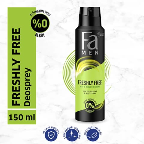 Fa Men Mint & Bergamot دئودورانت اسپری مردانه ۱۵۰ میلیلیتر