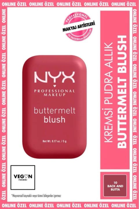 NYX Professional Makeup Buttermelt Blush کرمی پودر رژگونه - 10 Back And Butta