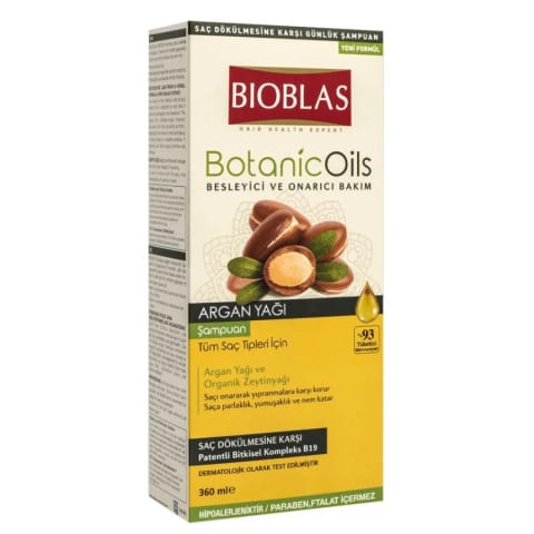 شامپو روغن آرگان Bioblas Botanic Oils 360ml