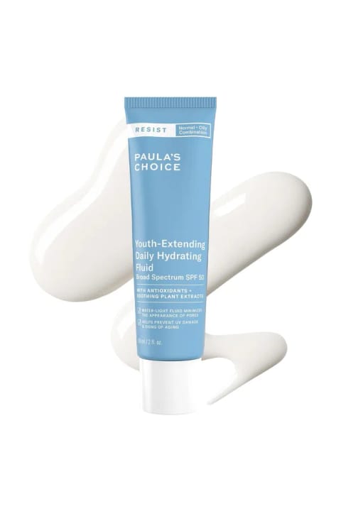مرطوب‌کننده مایع آبرسان روزانه صورت Paulas Choice RESIST با SPF 50
