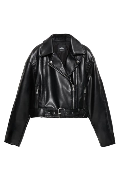 Sun deri biker ceket