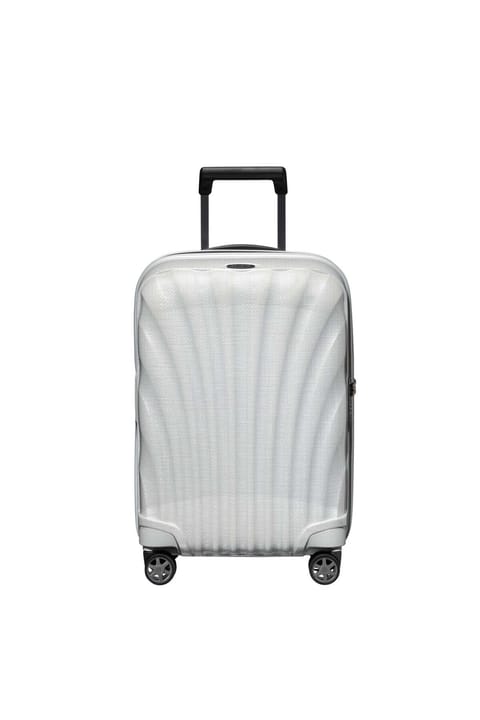 چمدان کابین Samsonite C-Lite سفید - 55/20 آکاردئونی
