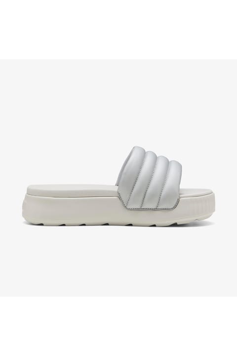 دمپایی زنانه Puma Karmen Slide Puffy Aqua خاکستری