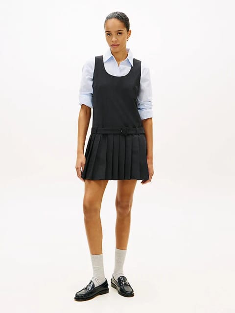 Tommy Hilfiger پیراهن زنانه چهارخانه پشمی
