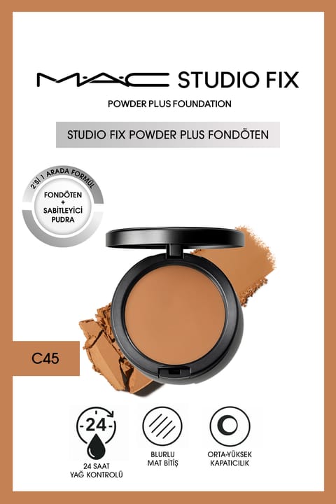 فونداسیون پودری M.A.C Studio Fix Powder Plus - C45