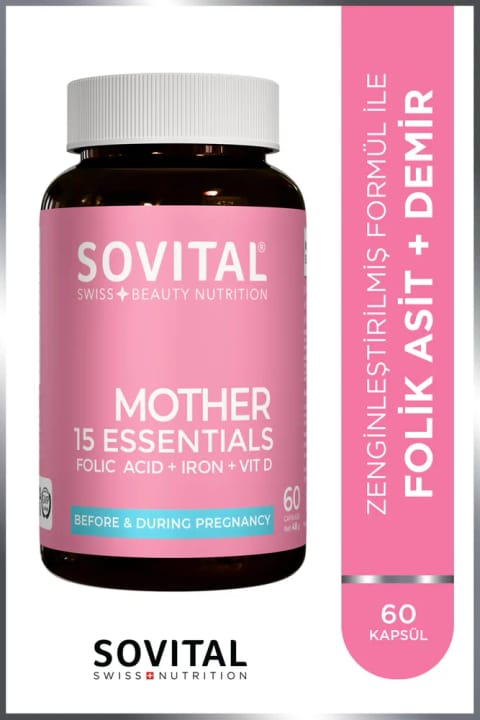 SOVITAL Mother ویتامین بارداری و مادر 60 کپسول