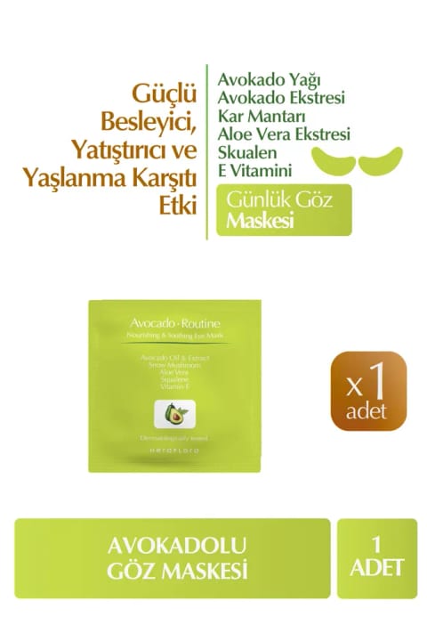 Heraflora Avokado Routine Eye Mask | مرطوبکننده شدید، مغذی و حساس...