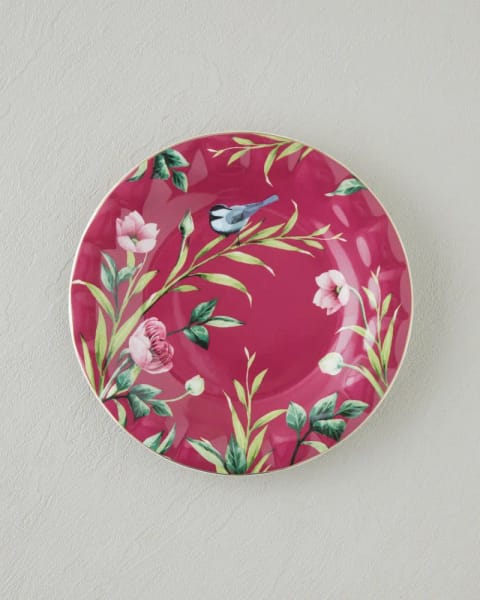 پیش‌دستی پاستا New Bone China وانیلی ۲۰ سانتی‌متری بنفش